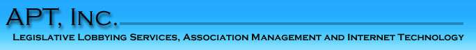 APT, Inc. Legislative Lobbying Services and Association Management